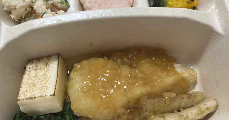 鶏の照り焼き・魚のしょうが煮 / ナッシュ