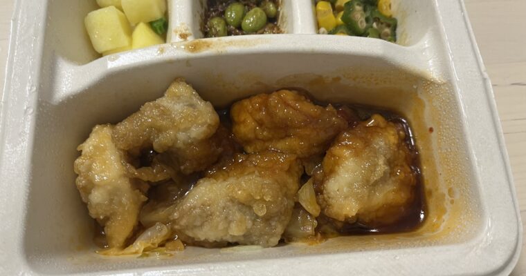 中華BBQソース鶏唐・スイートチリカラアゲ / ナッシュ